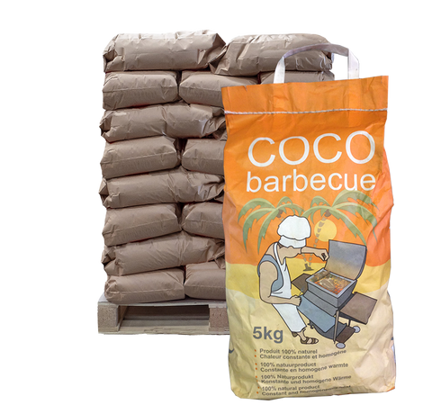 Barbecue Coco 5kg - 120 sacs/palette