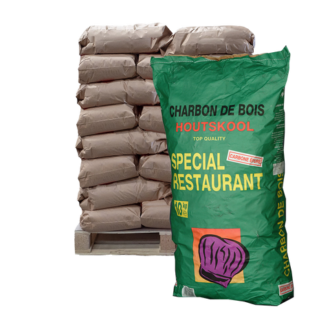 Spécial Restaurant Charbon de bois 10kg - 40 sacs/palette